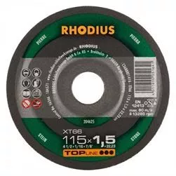 Disco da taglio per pietra Rhodius 115X1,5 XT66